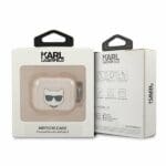 Karl Lagerfeld KLA3UCHGD Silicone Gold Kryt AirPods Pro