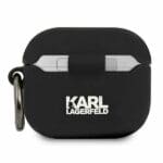 Karl Lagerfeld KLACA3SILCHBK Silicone Choupette Black Kryt AirPods 3