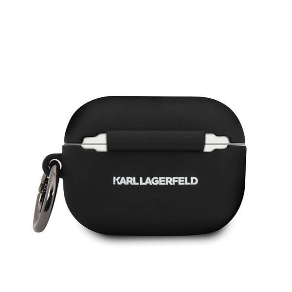 Karl Lagerfeld KLACAPSILGLBK Black Kryt AirPods Pro