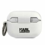 Karl Lagerfeld  KLACAPSILGLWH Silicone Ikonik White Kryt AirPods Pro