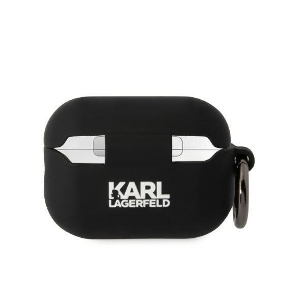 Karl Lagerfeld KLAP2RUNCHK Black Silicone Choupette Head 3D Kryt AirPods Pro 2