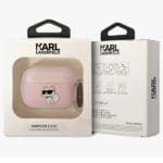 Karl Lagerfeld KLAPHNCHTCP Pink Ikonik Choupette Kryt AirPods Pro