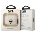 Karl Lagerfeld KLAPHNIKTCT Transparent Karl`s Head Kryt AirPods Pro