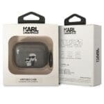 Karl Lagerfeld KLAPHNKCTGK Black Gliter Karl&Choupette Kryt AirPods Pro