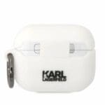 Karl Lagerfeld KLAPRUNCHH White Silicone Choupette Head 3D Kryt AirPods Pro