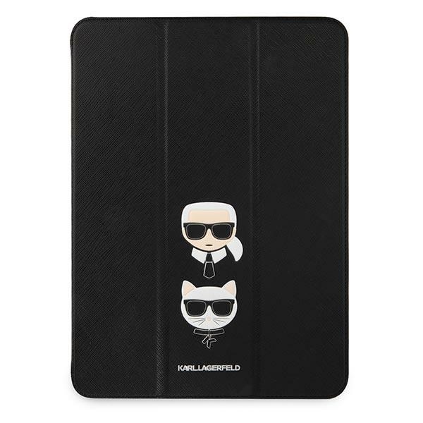 Karl Lagerfeld KLFC12OKCK Book Black Saffiano Karl &Choupette Kryt iPad 12,9" Pro 2021
