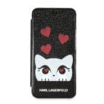 Karl Lagerfeld KLFLBKPXVDCBK Black Book Valentine Kryt iPhone XS/X