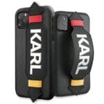 Karl Lagerfeld KLHCN58HDAWBK Black Strap Kryt iPhone 11 Pro