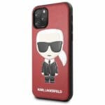 Karl Lagerfeld KLHCN58IKPURE Red Iconic Karl Embossed Kryt iPhone 11 Pro