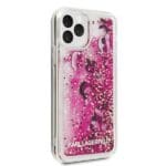 Karl Lagerfeld KLHCN58ROPI RoseGold Glitter Kryt iPhone 11 Pro