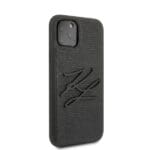 Karl Lagerfeld KLHCN58TJKBK Black Lizard Kryt iPhone 11 Pro