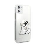 Karl Lagerfeld KLHCN61CFNRC Transparent Choupette Fun Kryt iPhone 11