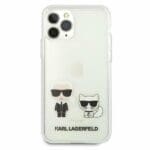 Karl Lagerfeld KLHCN65CKTR Transparent Karl & Choupette Kryt iPhone 11 Pro Max