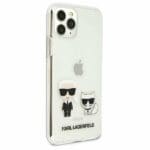 Karl Lagerfeld KLHCN65CKTR Transparent Karl & Choupette Kryt iPhone 11 Pro Max
