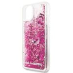 Karl Lagerfeld KLHCN65ROPI RoseGold Glitter Kryt iPhone 11 Pro Max