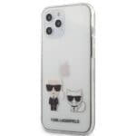 Karl Lagerfeld KLHCP12LCKTR Transparent Karl & Choupette Kryt iPhone 12 Pro Max