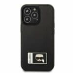 Karl Lagerfeld KLHCP13L3DKPK Black Ikonik Patch Kryt iPhone 13 Pro