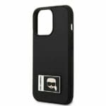 Karl Lagerfeld KLHCP13L3DKPK Black Ikonik Patch Kryt iPhone 13 Pro