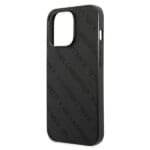 Karl Lagerfeld KLHCP13LPTLK Black Perforated Allover Kryt iPhone 13 Pro