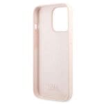 Karl Lagerfeld KLHCP13LSSKCI Hardcase Light Pink Silicone Karl & Choupette Kryt iPhone 13 Pro