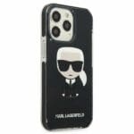 Karl Lagerfeld KLHCP13LTPEIKK Black Iconik Karl Kryt iPhone 13 Pro