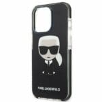 Karl Lagerfeld KLHCP13LTPEIKK Black Iconik Karl Kryt iPhone 13 Pro