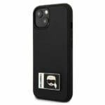 Karl Lagerfeld KLHCP13M3DKPK Black Ikonik Patch Kryt iPhone 13