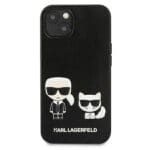 Karl Lagerfeld KLHCP13MPCUSKCBK Black Ikonik Karl & Choupette Kryt iPhone 13