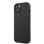 Karl Lagerfeld KLHCP13MPTLK Black Perforated Allover Kryt iPhone 13