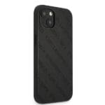 Karl Lagerfeld KLHCP13MPTLK Black Perforated Allover Kryt iPhone 13