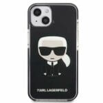 Karl Lagerfeld KLHCP13MTPEIKK Black Iconik Karl Kryt iPhone 13