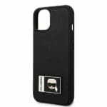 Karl Lagerfeld KLHCP13S3DKPK Black Ikonik Patch Kryt iPhone 13 Mini