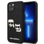 Karl Lagerfeld KLHCP13S3DRKCK Black Hardcase Karl&Choupette Ikonik 3D Kryt iPhone 13 Mini