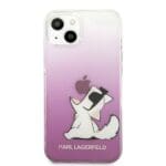 Karl Lagerfeld KLHCP13SCFNRCPI Choupette Fun Pink Kryt iPhone 13 Mini