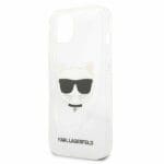 Karl Lagerfeld KLHCP13SCTR Choupette Head Transparent Kryt iPhone 13 Mini