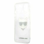 Karl Lagerfeld KLHCP13SCTR Choupette Head Transparent Kryt iPhone 13 Mini