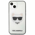 Karl Lagerfeld KLHCP13SHCHCK Transparent Ikonik Choupette Kryt iPhone 13 Mini