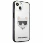 Karl Lagerfeld KLHCP13SHCHCK Transparent Ikonik Choupette Kryt iPhone 13 Mini