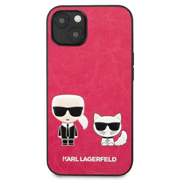Karl Lagerfeld KLHCP13SPCUSKCP Ikonik Karl&Choupette Fushia Kryt iPhone 13 Mini