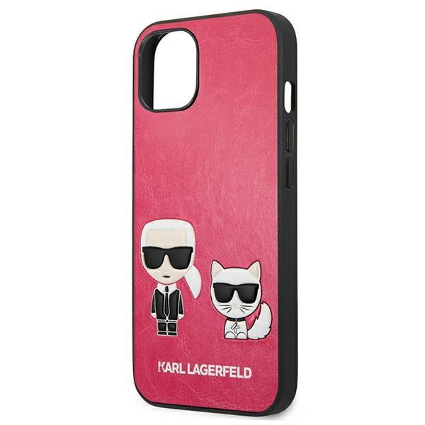 Karl Lagerfeld KLHCP13SPCUSKCP Ikonik Karl&Choupette Fushia Kryt iPhone 13 Mini