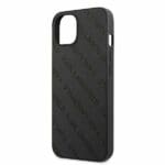 Karl Lagerfeld KLHCP13SPTLK Black Perforated Allover Kryt iPhone 13 Mini