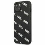 Karl Lagerfeld KLHCP13SPULMBK3 Black Allover Kryt iPhone 13 Mini