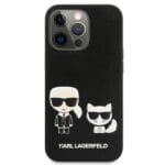 Karl Lagerfeld KLHCP13XPCUSKCBK Black Ikonik Karl & Choupette Kryt iPhone 13 Pro Max