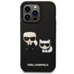 Karl Lagerfeld KLHCP14L3DRKCK Black Karl&Choupette Ikonik 3D Kryt iPhone 14 Pro