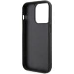 Karl Lagerfeld KLHCP14L3DRKINK Black Hardcase Rubber Ikonik 3D Kryt iPhone 14 Pro