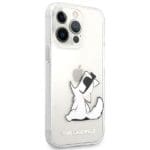 Karl Lagerfeld KLHCP14LCFNRC Transparent Choupette Fun Kryt iPhone 14 Pro