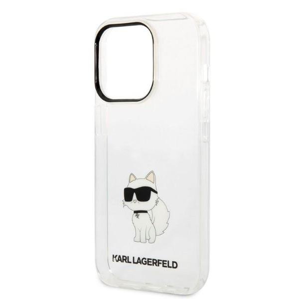 Karl Lagerfeld KLHCP14LHNCHTCT Transparent IML NFT Choupette Kryt iPhone 14 Pro