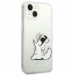 Karl Lagerfeld KLHCP14MCFNRC Transparent Choupette Fun Kryt iPhone 14 Plus