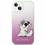 Karl Lagerfeld KLHCP14MCFNRCPI Pink Choupette Fun Kryt iPhone 14 Plus