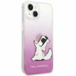 Karl Lagerfeld KLHCP14MCFNRCPI Pink Choupette Fun Kryt iPhone 14 Plus